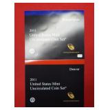 2011 P&D UNC Coins