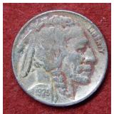 1925 Buffalo Nickel - cleaned