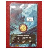 2026 Liberia Gold 1/1000oz .999 Bullion***