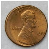 1988 Lincoln Cent - Off Center Punch