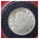 1883 Liberty Head Nickel - no cents