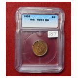 1906 Indian Head Cent ICG MS64 RB