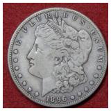 1896 S Morgan Silver Dollar