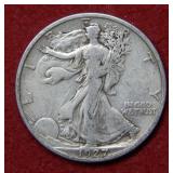 1927 S Walking Liberty Silver Half