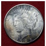 1925 S Peace Silver Dollar