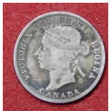 1900 Canada Silver Quarter