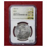1882 O Morgan Silver Dollar NGC MS63