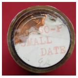 Roll of 1960 Small Date Lincoln Cents BU
