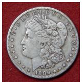 1886 S Morgan Silver Dollar