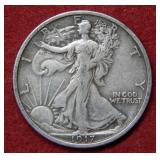 1917 Walking Liberty Silver Half Dollar