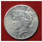 1927 Peace Silver Dollar
