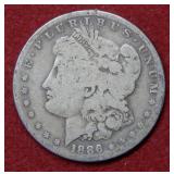 1886 S Morgan Silver Dollar Coin