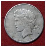 Peace Silver Dollar - see flip