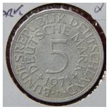 1971 D Germany 5 Mark