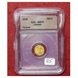 2026 Liberia Gold 1/1000th oz .999 ICGMS70 Bullion