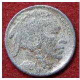 1921 S Buffalo Nickel - cleaned