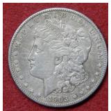 1903 S Morgan Silver Dollar Coin - light scratches