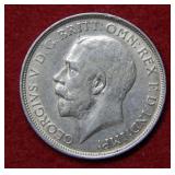 1917 Great Britain Silver Florin Coin