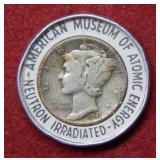 1941 Mercury Dime - Neutron Radiated Atomic Museum