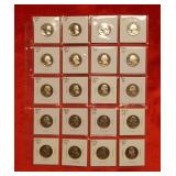 (20) Proof Washington Quarters back to 1968