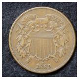 1869 Two Cent Piece