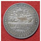 1833/1933 100yrs of Progress .999 1oz Silver Bulli