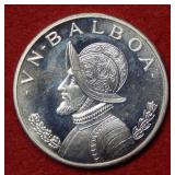 1966 Panama Silver 1 Balboa Coin