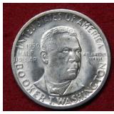 1950 S Booker T Washington Silver Half