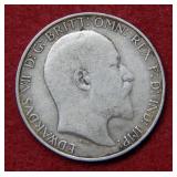 1906 Great Britain Silver Florin Coin