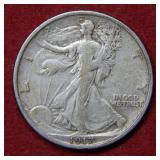 1917 S Walking Liberty Silver Half