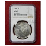 1898 Morgan Silver Dollar NGC MS63