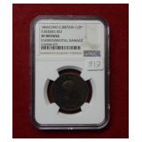 1806 Soho G Britain 1/2P NGC XF Details