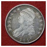 1817 Bust Silver Half Dollar
