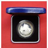 1980 Gibraltar 1 Crown Sterling Silver Comm