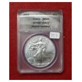 2014 Silver Eagle 1oz ANACS MS69