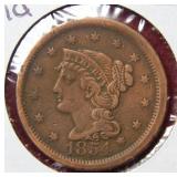 1854 Large Cent