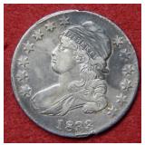 1833 Bust Silver Half Dollar