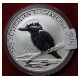 2007 Australia 1oz .999 Silver Kookaburra Bullion