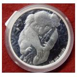 2007 Australia 1oz .999 Silver Koala Bullion