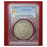1902 S Morgan Silver Dollar PCGS G04