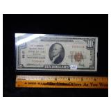1929 $10 National Bank - Charter Bank #6015