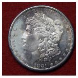 1881 S Morgan Silver Dollar
