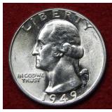 1949 Washington Silver Quarter