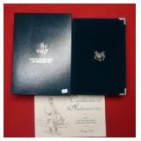 1995 US Prestige Coins with Civil War Silver $1