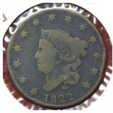 1822 Large Cent