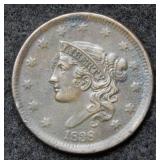 1838 Large Cent