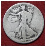 1919 Walking Liberty Silver Half