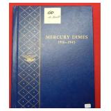 (60) Mercury Silver Dimes back to 1916