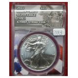 2021 Silver Eagle Type 1 ANACS MS70