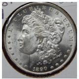 1890 O Morgan Silver Dollar